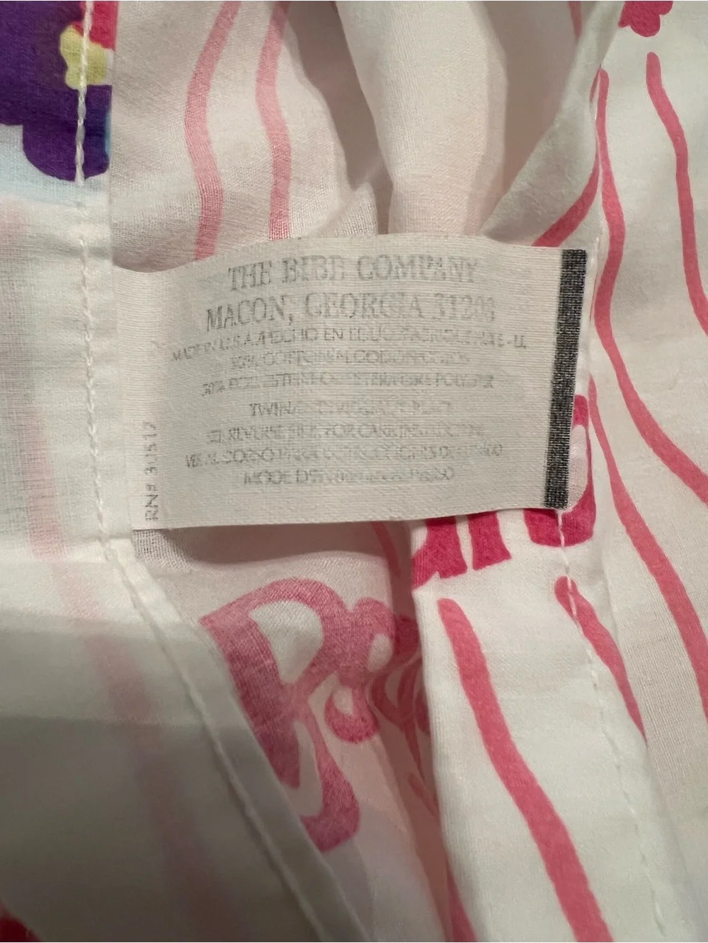 Vintage 1996 Barbie Twin Flat and Fitted Sheet